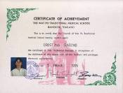 BKK Wat Pho Thai massage School - diploma